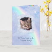 レインボーブリッジのペットの損失(カスタマイズ可能) カード (黄色い花)