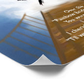 レインボーブリッジの鳥類記念詩 ポスター (角)