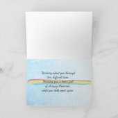 レインボーブリッジキャットロス悔やみや弔慰 カード (内部)