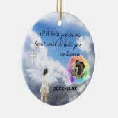 レインボーブリッジクリスマスオーナメントペット悔やみや弔慰 セラミックオーナメント (右)