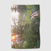 レインボーブリッジサンセットアットグローブシティカレッジ ゴルフタオル (正面)