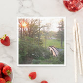 レインボーブリッジサンセットアットグローブシティカレッジ スタンダードランチョンナプキン (インサイチュ)