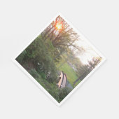 レインボーブリッジサンセットアットグローブシティカレッジ スタンダードランチョンナプキン (角)