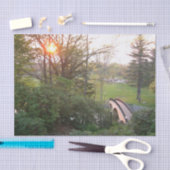 レインボーブリッジサンセットアットグローブシティカレッジ 薄葉紙 (クラフト)