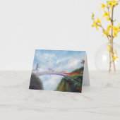 レインボーブリッジドッグキャット天国カードバイヴィオラノ カード (黄色い花)