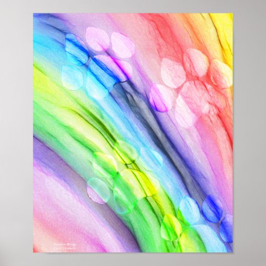 レインボーブリッジドッグファインアートポスター/プリント ポスター (正面)