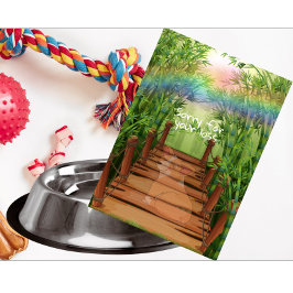 レインボーブリッジドッグ死別を渡る カード