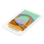 レインボーブリッジナショナルモニュメントユタヴィンテージ マグネット (左側)