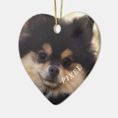 レインボーブリッジフォーエバー我々のハートペットロスOrna セラミックオーナメント (左)