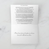 レインボーブリッジペット悔やみや弔慰哀悼 カード (内部)