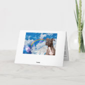 レインボーブリッジペット悔やみや弔慰詩 カード (裏面)