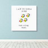 レインボーブリッジ光引き伸ばしキャンバス印刷 キャンバスプリント (インサイチュ (ウッドフロア))