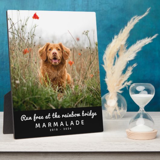 レインボーブリッジ写真ペット記念館 フォトプラーク (側面)