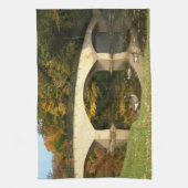 レインボーブリッジ秋アットグローブシティカレッジ キッチンタオル (縦)