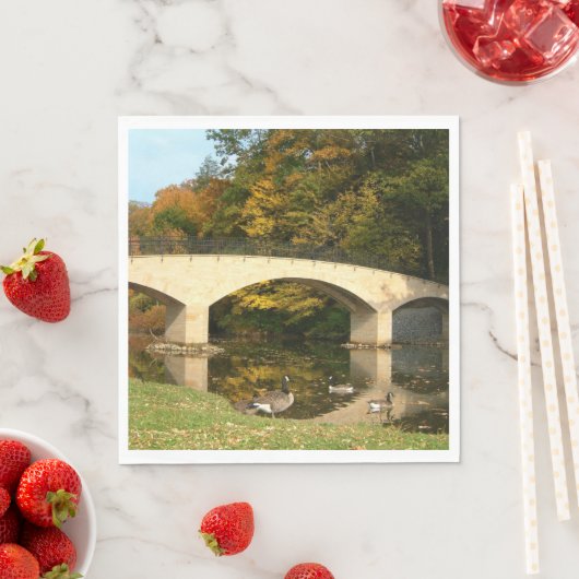 レインボーブリッジ秋アットグローブシティカレッジ スタンダードランチョンナプキン (インサイチュ)