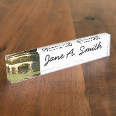 レインボーブリッジ秋アットグローブシティカレッジ デスクネームプレート (側面)