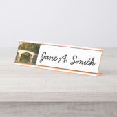 レインボーブリッジ秋アットグローブシティカレッジ デスクネームプレート (正面)