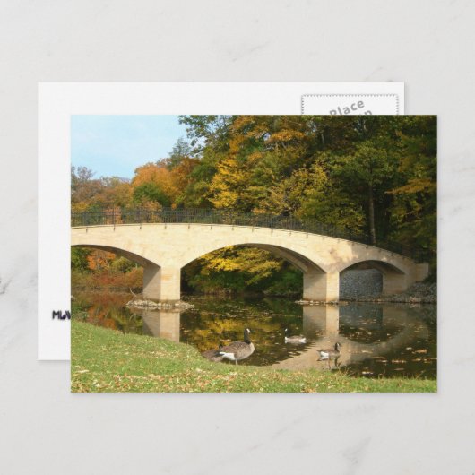 レインボーブリッジ秋アットグローブシティカレッジ ポストカード (正面/裏面)