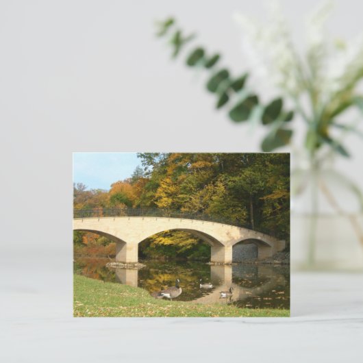 レインボーブリッジ秋アットグローブシティカレッジ ポストカード (スタンド正面)