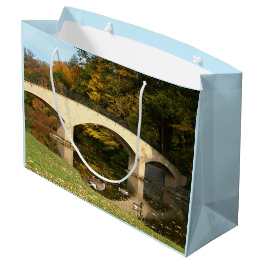 レインボーブリッジ秋アットグローブシティカレッジ ラージペーパーバッグ (裏面アングル)