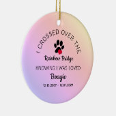 レインボーブリッジ記念ペットを渡った セラミックオーナメント (右)