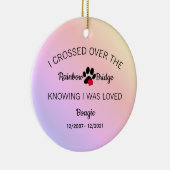 レインボーブリッジ記念ペットを渡った セラミックオーナメント (右)