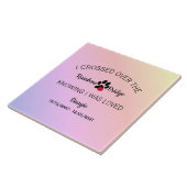 レインボーブリッジ記念碑を渡った タイル (側面)