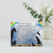 レインボーブリッジ詩 ポストカード (スタンド正面)