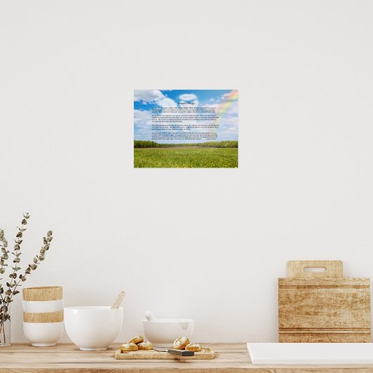 レインボーブリッジ雌犬悔やみや弔慰ポスターカスタム、 ポスター (キッチン)