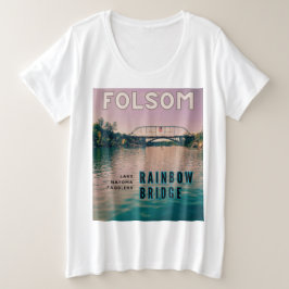 レインボーブリッジ プラスサイズTシャツ
