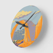 レインボーブリッジ ラウンド壁時計 (傾斜)