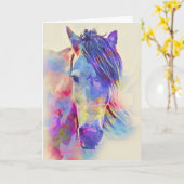 レインボーブリッジforウマ悔やみや弔慰 カード (黄色い花)