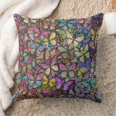 レインボーブリットファンタジーバタフライ クッション (ブランケット)