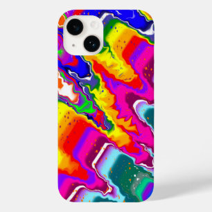 レインボーブリップカラーバースト流体アート Case-Mate iPhone 14ケース