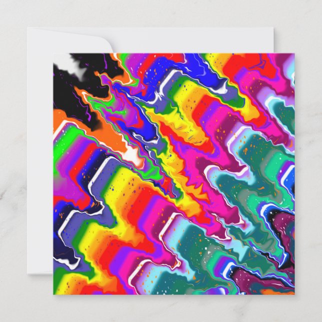 レインボーブリップ抽象芸術デジタルアート (正面)