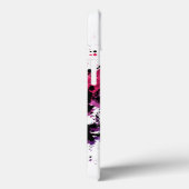 レインボーブルエレファント抽象デザイン Case-Mate iPhoneケース (裏面 / 右)