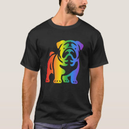 レインボーブルドッグ ドッグラバー Tシャツ