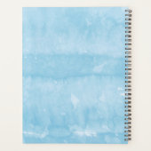 レインボーブルーアメリカナース水彩 プランナー手帳 (裏面)