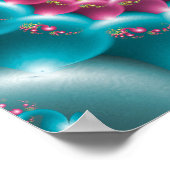 レインボーブルースパイラル ポスター (角)