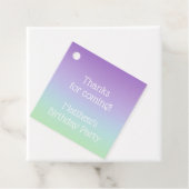 レインボーブルーパープルボーイバースデーパーティー フェイバータグ (インサイチュ)