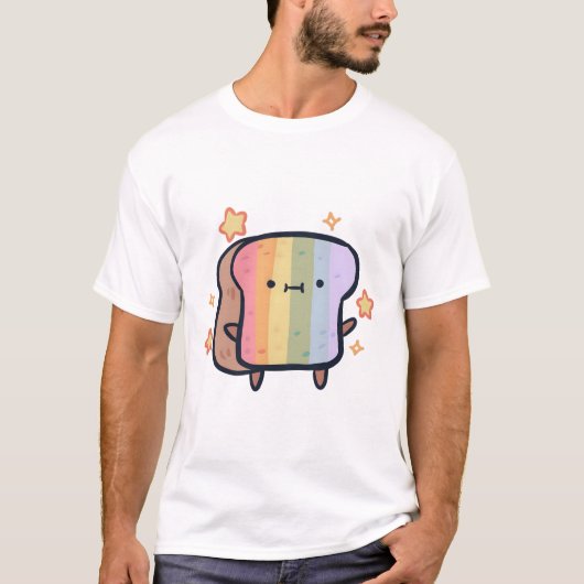 レインボーブレッドの魔法 Tシャツ (正面)