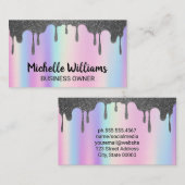 レインボーブレンド |シルバーグリッタードリップ 名刺 (正面/裏面)