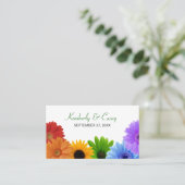 レインボーブーケプレイスカード プレイスカード (スタンド正面)