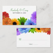 レインボーブーケプレイスカード プレイスカード (正面/裏面)