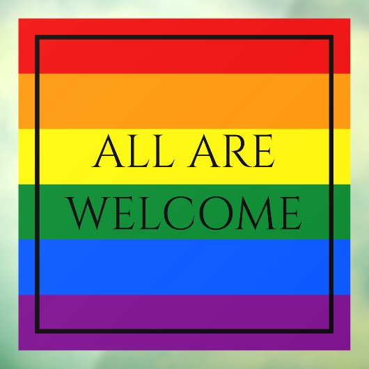 レインボープライドウィンドウ ウィンドウサイン (シート3)