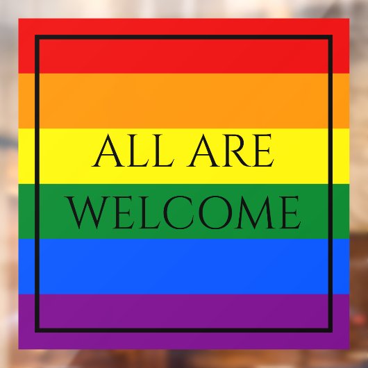 レインボープライドウィンドウ ウィンドウサイン (シート2)