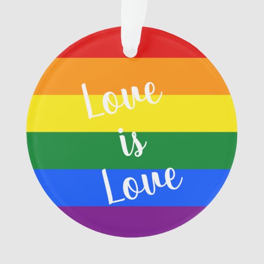 レインボープライドオーナメント オーナメント (正面)