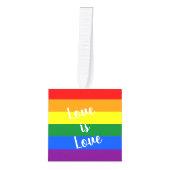 レインボープライドオーナメント キューブオーナメント (正面)