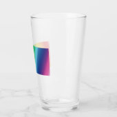 レインボープライドカラー均等飲用 タンブラーグラス (左)