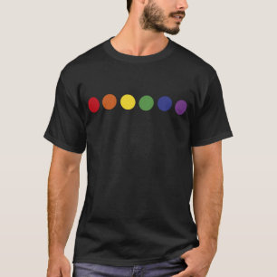 レインボープライドギフトLGBTQポルカドット Tシャツ